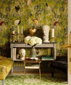 Mind The Gap Royal Garden Grey Wallpaper