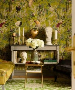 Mind The Gap Royal Garden Green Wallpaper