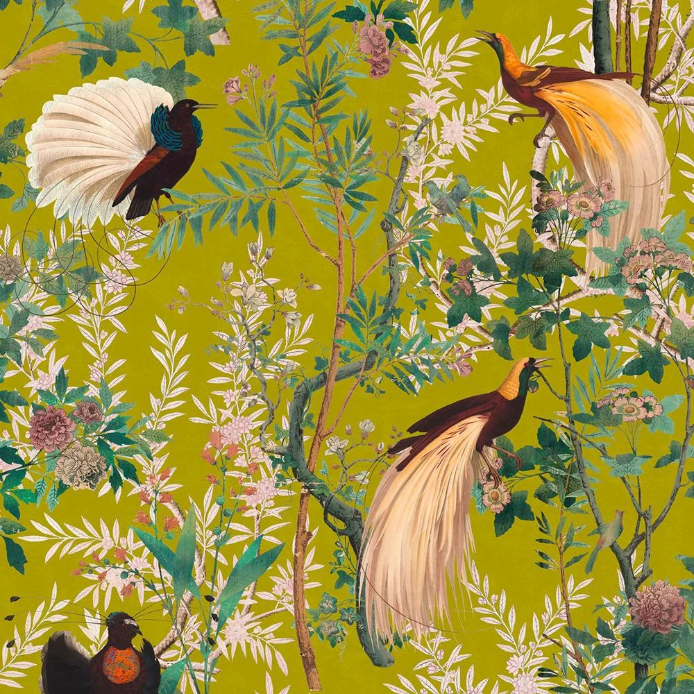 Mind The Gap Velvet Fabrics - Royal Garden Green Les Jardins Royaux | Premium Floral Velvet Fabric for Homeware 3 Mind The Gap Velvet Fabrics, Royal Garden Green Les Jardins Royaux