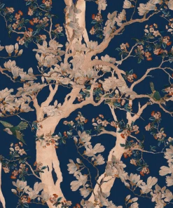 The Design Yard The Sacred Tree Wallpaper Rose & Thorn