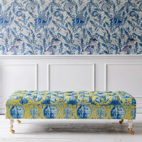 Mind The Gap Blue Skies Ahead Saray Tufted Otoman - Stylish Footstool & Ottoman for Modern Homes 3 Mind The Gap Blue Skies Ahead Saray Tufted Otoman