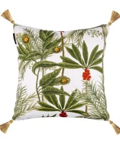 Mind The Gap Seafood Bar / Madagascar Linen Cushion Havana Tropicana