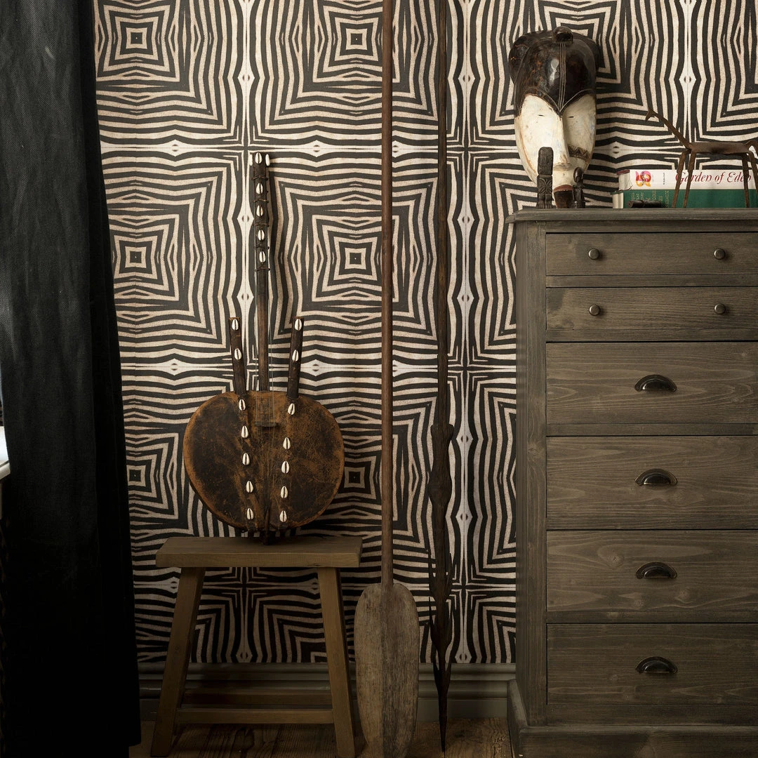 Mind The Gap Indigena Serengeti Wallpaper - Geometric Heritage Design for Modern Homes 4 Mind The Gap Indigena Serengeti Wallpaper