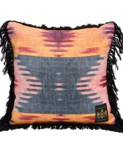 Mind The Gap Bengal Tigers Embroidered Cushion Indigena