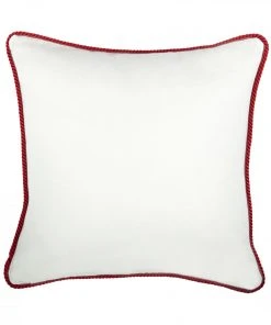 Mind The Gap Blue Skies Ahead Siren Linen Embroidered Cushion