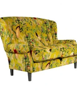 Mind The Gap Rose & Thorn Abigail Sofa - Royal Garden Green Velvet