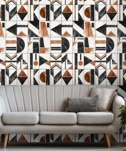 Mind The Gap Soho Copper Wallpaper