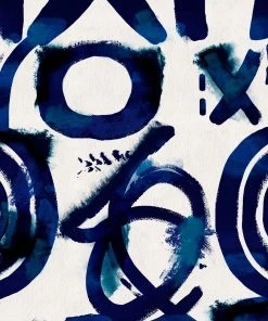 Mind The Gap Spontaneous Blue Wallpaper Wallpaper & Paint