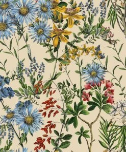 Mind The Gap Folk Couture Summerish Taupe Wallpaper