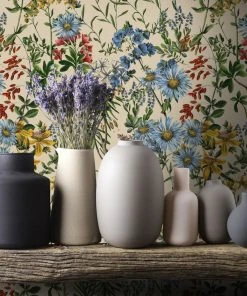 Mind The Gap Summerish Charcoal Wallpaper