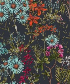 Mind The Gap Summerish Charcoal Wallpaper