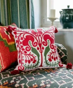 Mind The Gap Folk Couture Transylvanian Suzani Cushion - Luxury Home Decor & Unique Gift 8 Mind The Gap Folk Couture Transylvanian Suzani Cushion