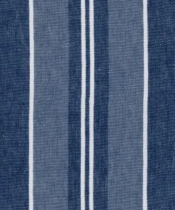 Mind The Gap Szepviz Indigo Stripe Wallpaper