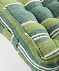 Mind The Gap Folk Couture Padded Cushions - Szepviz Stripe Linen