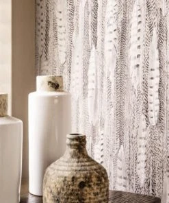 BN Wallpaper & Paint Curious Collection Wallpaper - Feathered Veil Light Tones
