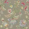 BN Fiore Floral Chintz Wallpaper Moss Rose & Thorn