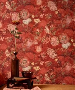 BN Van Gogh Chinese Asters & Gladioli Wallpaper