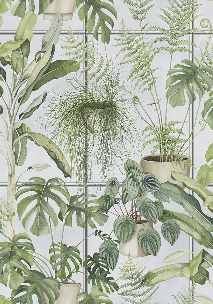 Brand Mckenzie The Green House Wallpaper - Sky Blue Memphis to Miami Design | Nature & Animals Wallpaper 5 Brand Mckenzie The Green House Wallpaper, Sky Blue Memphis To Miami