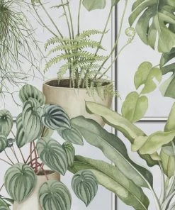 Brand Mckenzie The Green House Wallpaper, Sky Blue Memphis To Miami