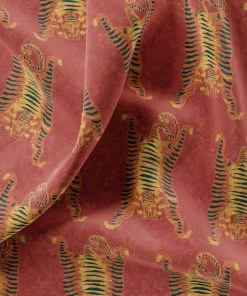 Annika Reed Studio Tibetan Tiger - Burnt Orange Velvet New