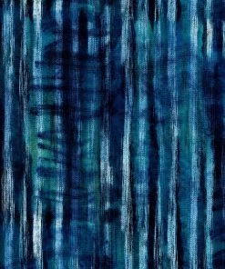 Mind The Gap Tie Dye Indigo Wallpaper