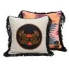 Mind The Gap Bengal Tigers Embroidered Cushion - Luxury Home Decor & Unique Gift 1 Mind The Gap Bengal Tigers Embroidered Cushion Indigena
