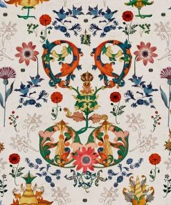 Mind The Gap Transylvania Folk In Blue Wallpaper Folk Couture