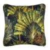 Mind The Gap Havana Tropicana Traveller's Palm Linen Cushion
