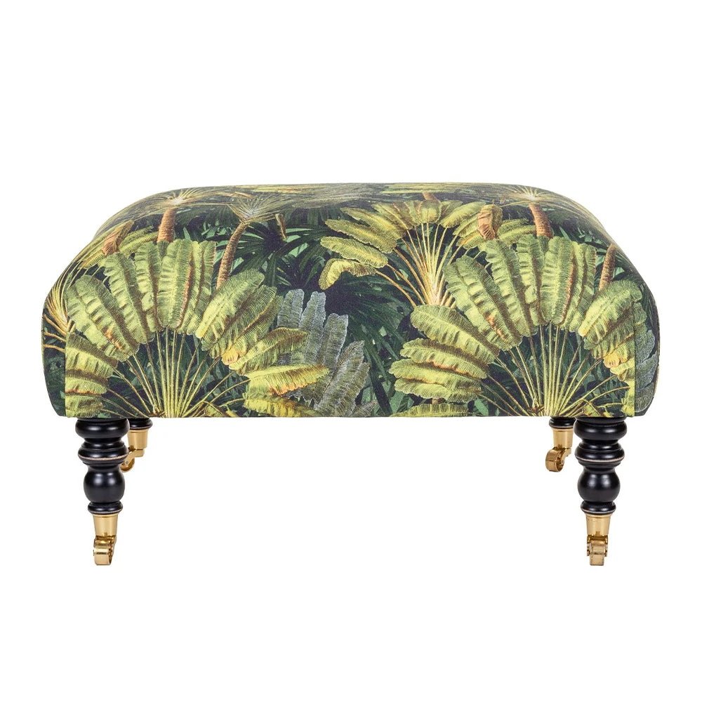 Mind The Gap Hudson Upholstered Stool - Havana Tropicana Footstool | Stylish Homeware Furniture 6 Mind The Gap Hudson Upholstered Stool Havana Tropicana