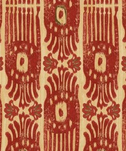 Mind The Gap Tribal Ikat, Angora Wallpaper Indigena
