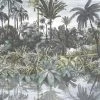 Brand Mckenzie Wallpaper & Paint Tropical Reflections Wallpaper, Green