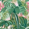 Mind The Gap Memphis To Miami Tropical Foliage Anthracite Wallpaper