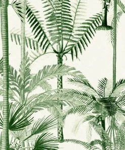 Mind The Gap Linen Fabrics, Palmera Cubana