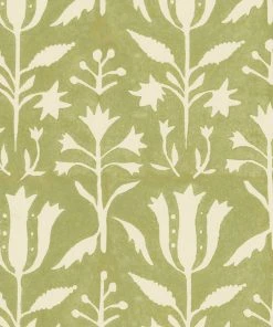 Mind The Gap Tulipan Beechnut Wallpaper