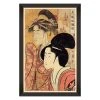 Mind The Gap - Kitagawa Utamaro - Two Beauties Framed Art Indigena | Premium Wall Art for Home Decor 2 Mind The Gap - Kitagawa Utamaro - Two Beauties Framed Art Indigena