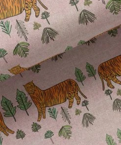 Annika Reed Studio Tiger Tiger Oyster Linen - Morganite New