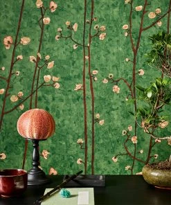 Thedesignyarduk Les Jardins Royaux Van Gogh Wallpaper - Flowering Plum Orchid Stone Design 15 Thedesignyarduk Les Jardins Royaux Van Gogh Wallpaper Flowering Plum Orchid Stone