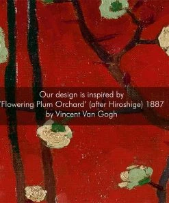 Thedesignyarduk Van Gogh Wallpaper Flowering Plum Orchid Pink Les Jardins Royaux