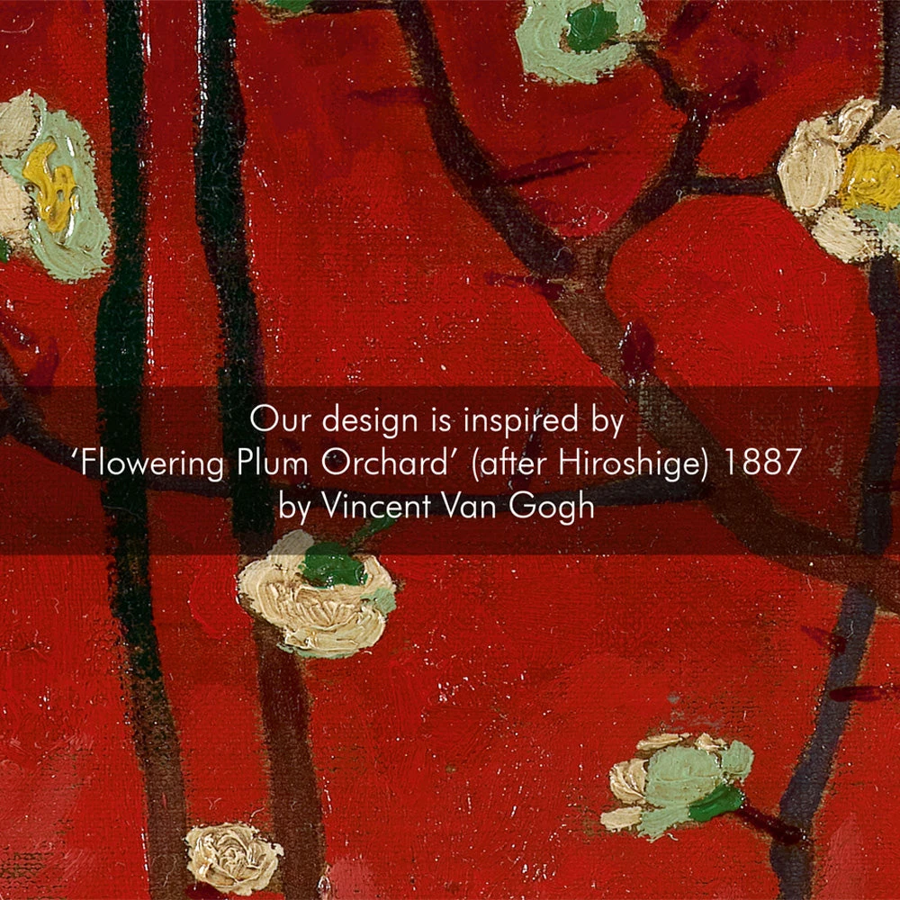 Thedesignyarduk Les Jardins Royaux Van Gogh Wallpaper - Flowering Plum Orchid Stone Design 8 Thedesignyarduk Les Jardins Royaux Van Gogh Wallpaper Flowering Plum Orchid Stone