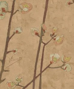 BN Van Gogh Wallpaper - Flowering Plum Orchid Sky Blue | Floral Wallpaper for Home Decor 16 BN Van Gogh Wallpaper Flowering Plum Orchid Sky Blue