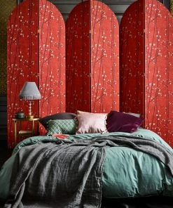 BN Van Gogh Wallpaper Flowering Plum Orchid Sky Blue