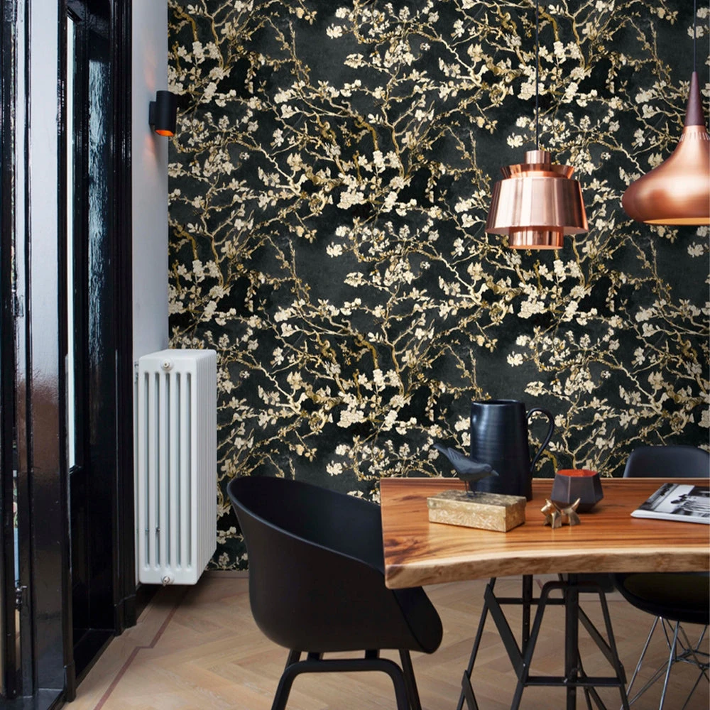 BN Les Jardins Royaux Van Gogh Wallpaper - Almond Blossom Sky Blue | Floral Wallpaper for Home Decor 6 BN Les Jardins Royaux Van Gogh Wallpaper - Almond Blossom Sky Blue