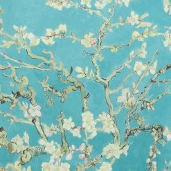 BN Les Jardins Royaux Van Gogh Wallpaper - Almond Blossom Sky Blue