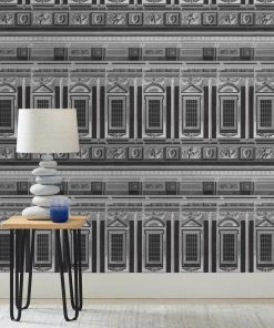 Mind The Gap Vaticano Anthracite Wallpaper