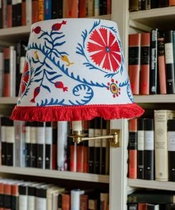 Mind The Gap Viragos Embroidered Cone Lampshade