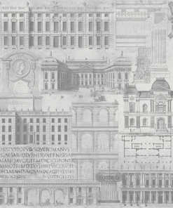 Mind The Gap Vitruvius Neutral Wallpaper