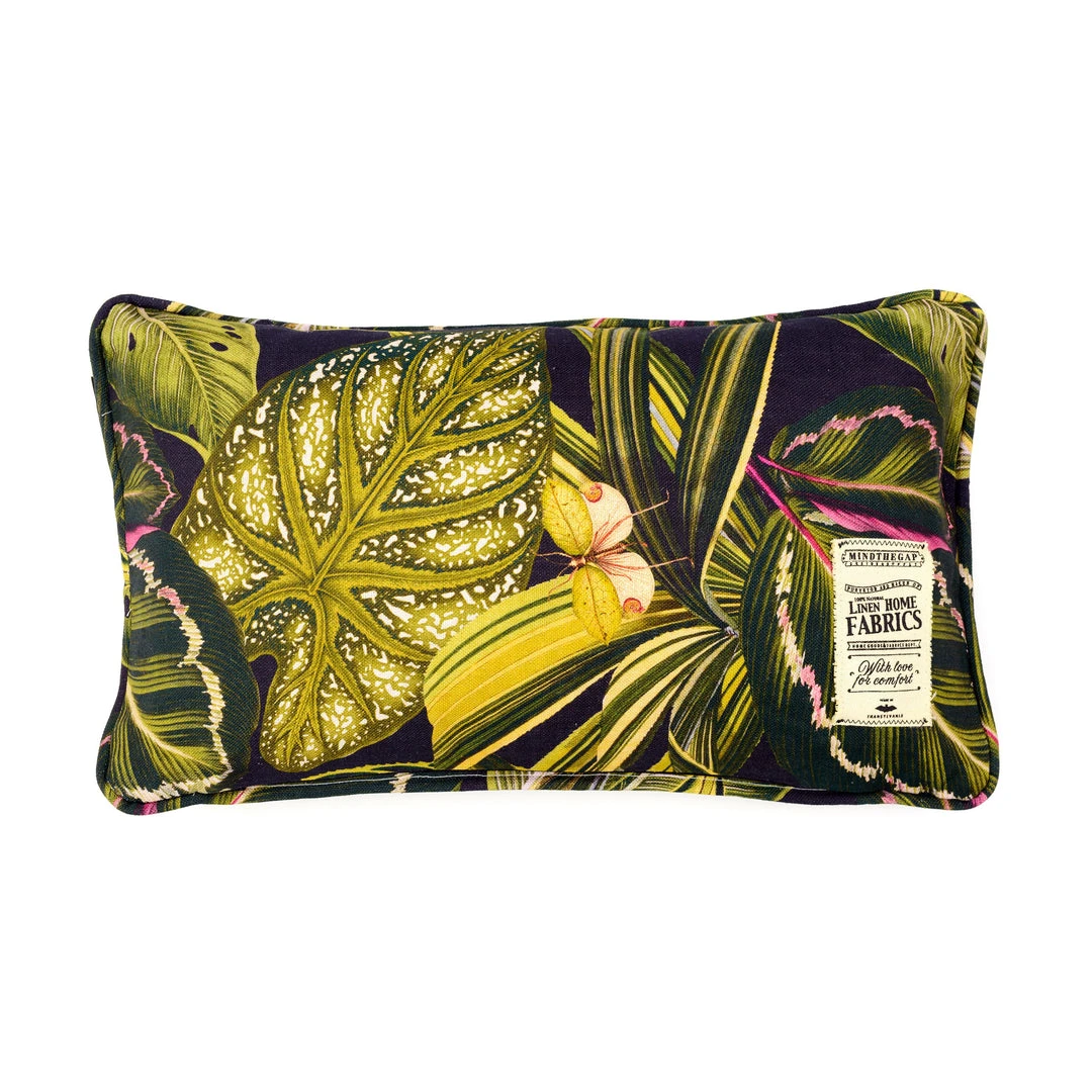 Mind The Gap Amazonia Linen Cushion Small - Havana Tropicana Collection | Home Decor Accessories 4 Mind The Gap Amazonia Linen Cushion Small Havana Tropicana
