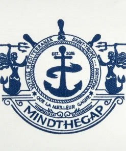 Mind The Gap VOYAGE Linen Embroidered Cushion