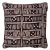 Mind The Gap Bogolanfini Linen Cushion Cover | Handcrafted Indigena Homeware 2 Mind The Gap Bogolanfini Linen Cushion Indigena