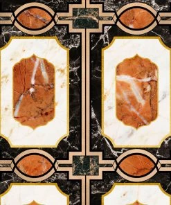 Mind The Gap Waldorf Ochre Wallpaper Wallpaper & Paint